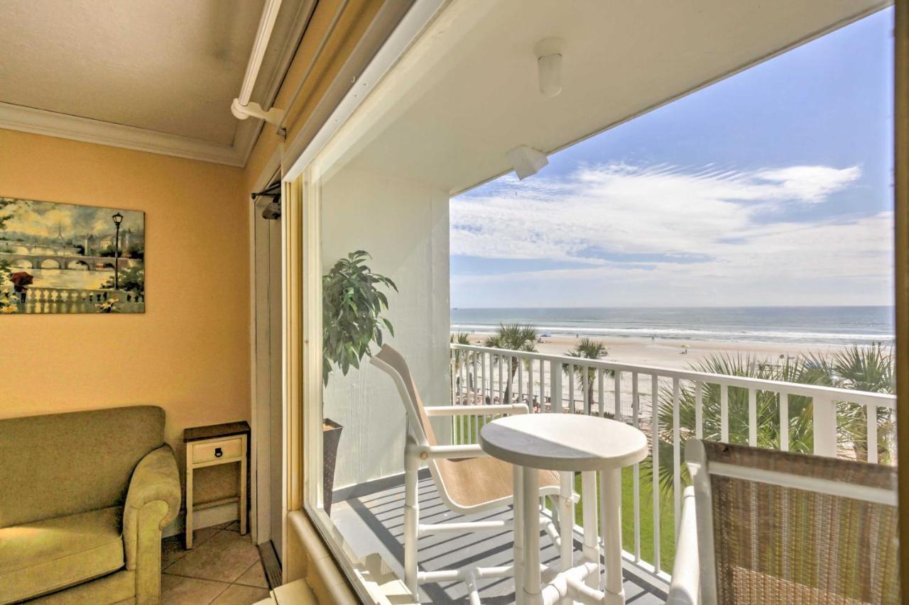 Daytona Beach Studio With Oceanfront Balcony And Pool! エクステリア 写真