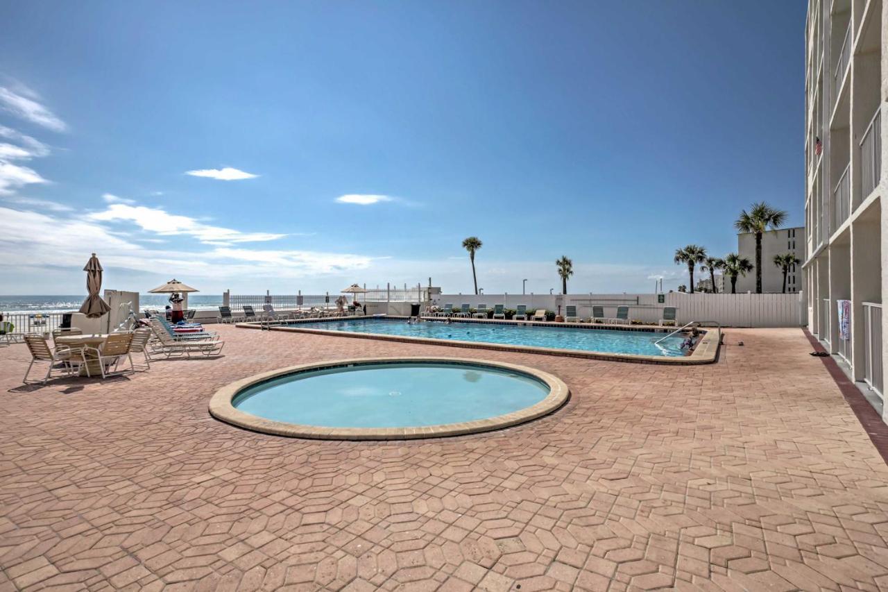 Daytona Beach Studio With Oceanfront Balcony And Pool! エクステリア 写真